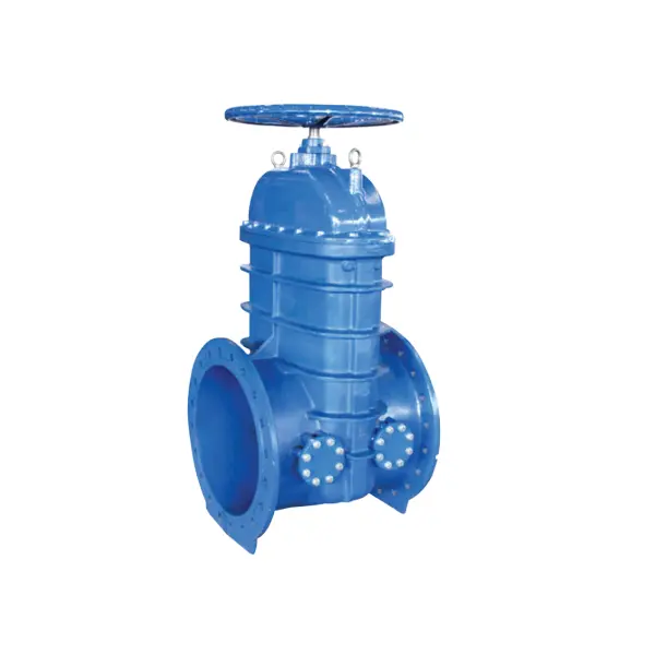 BS 5163 Flanged Resilient NRS Gate Valve na may Bypass Outlet