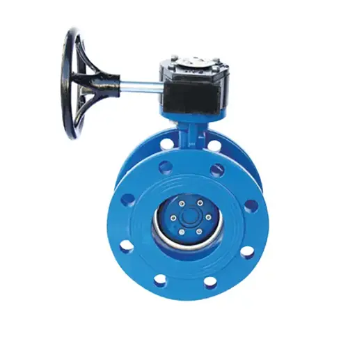Double eccentric flanged butterfly valve D342X