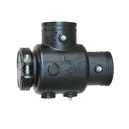 Grooved diversion strainer