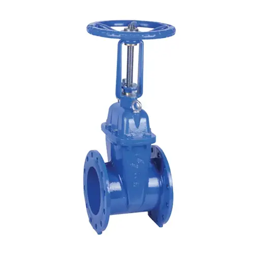 DIN F4 FLANGED RESILIENT OS & Y GATE VALVE
