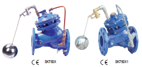 Remote float control valve
